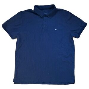 Rag & Bone Polo Men's XL Black New York Standard Short Sleeve Polo Shirt